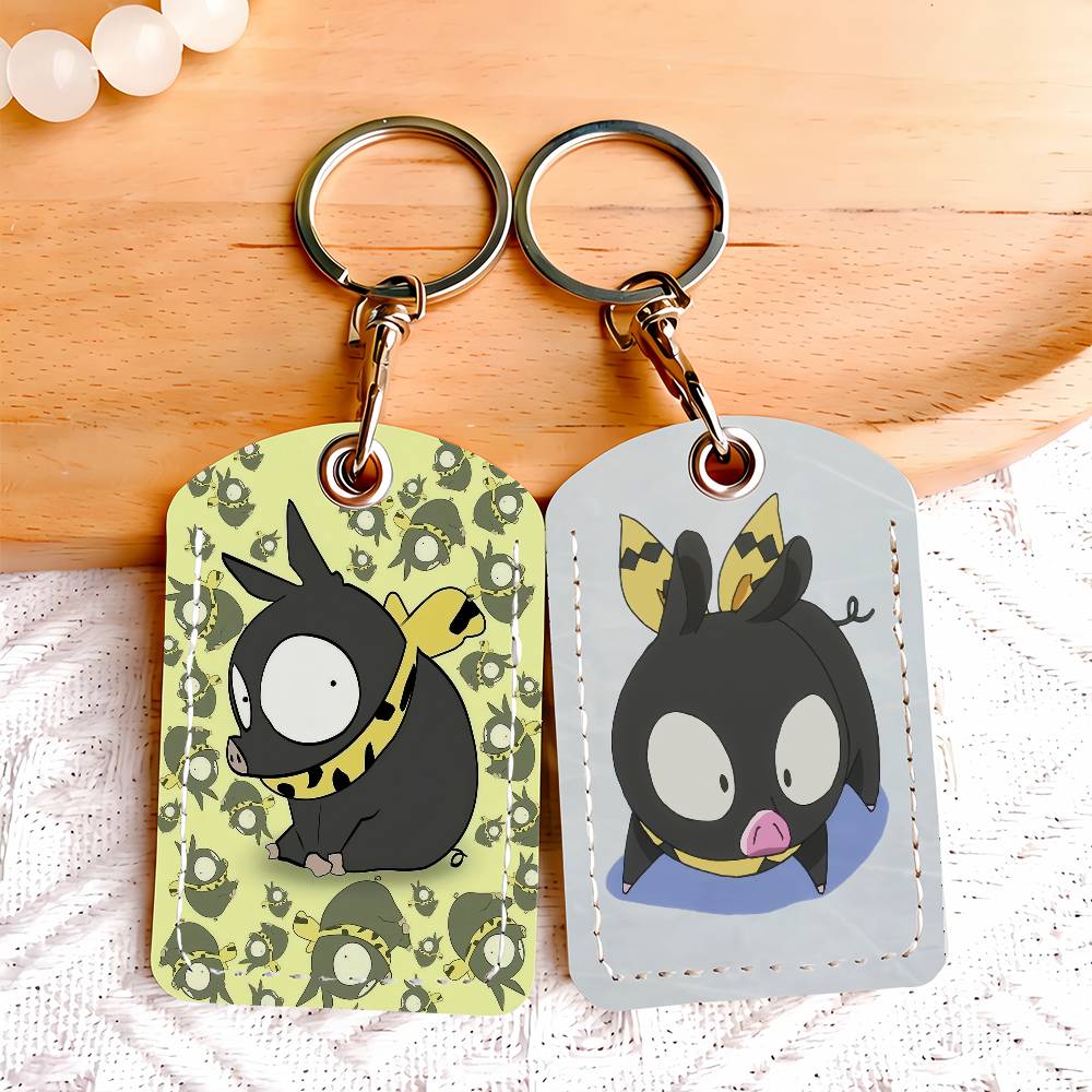 Lockbox Key Secure - Porte-cartes mignon P-chan de dessin animé,