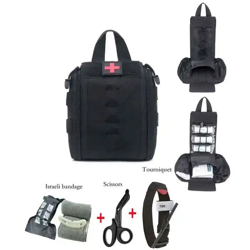 First Aid Bag Kit - Trousse médicale tactique, kit de soins