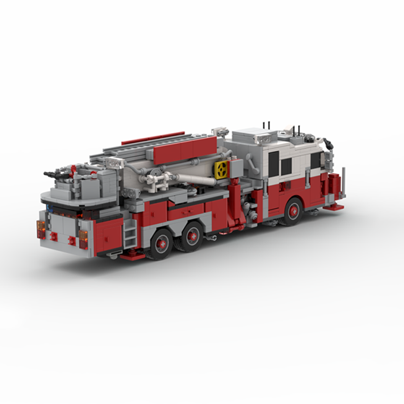 Fire Escape Ladder - 1365 pièces MOC FDNY - New