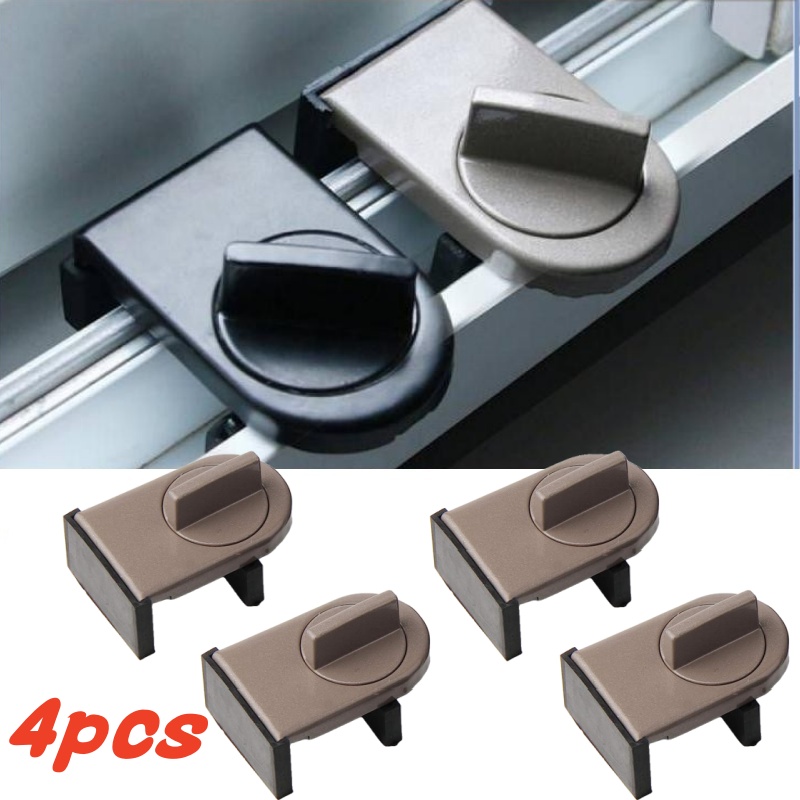 Window Lock Bar - 4 ensembles de bouchons de ceinture