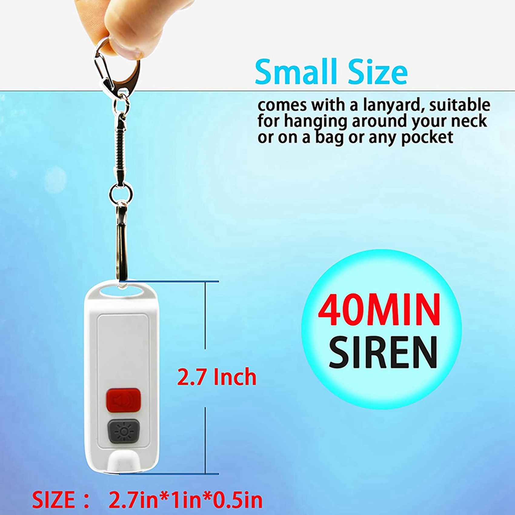 Alarme personnelle FULL-2X, al - Personal Alarm Keychain avis et prix