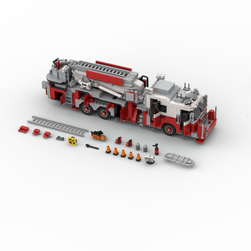 1365 pièces MOC FDNY - New Yor - Fire Escape Ladder avis et prix