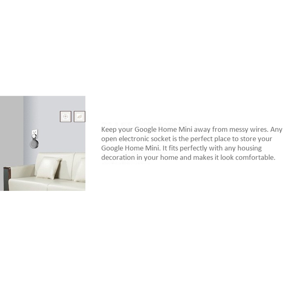 Support mural pour prise de co - Google Speaker Nest Mini avis et prix